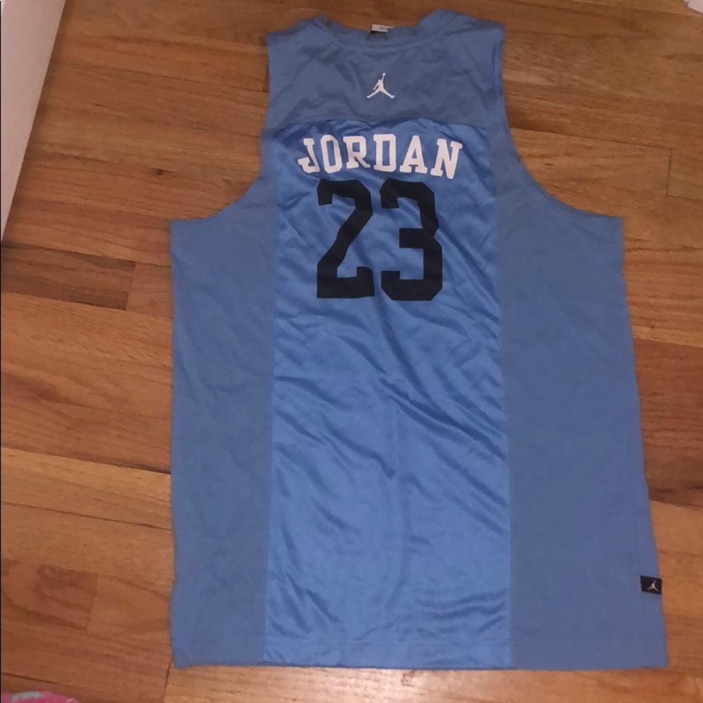 Dry-fit Michael Jordan Light Blue Tank Top